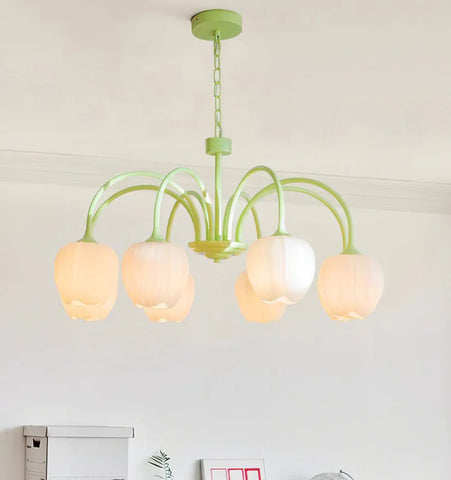 Tulip Matcha Chandelier - NexioPick