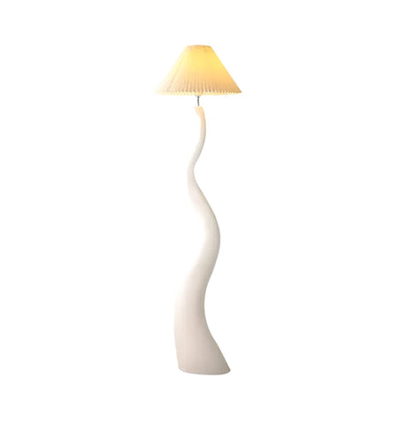 Twisted Pleated Floor Lamp - NexioPick