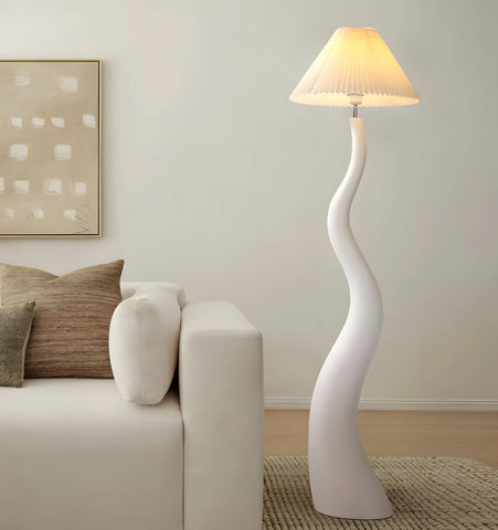 Twisted Pleated Floor Lamp - NexioPick