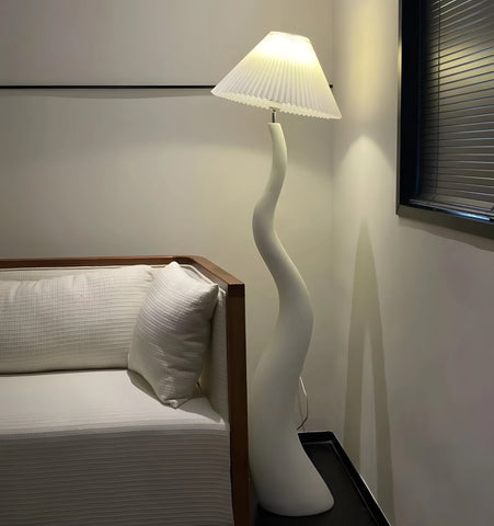 Twisted Pleated Floor Lamp - NexioPick