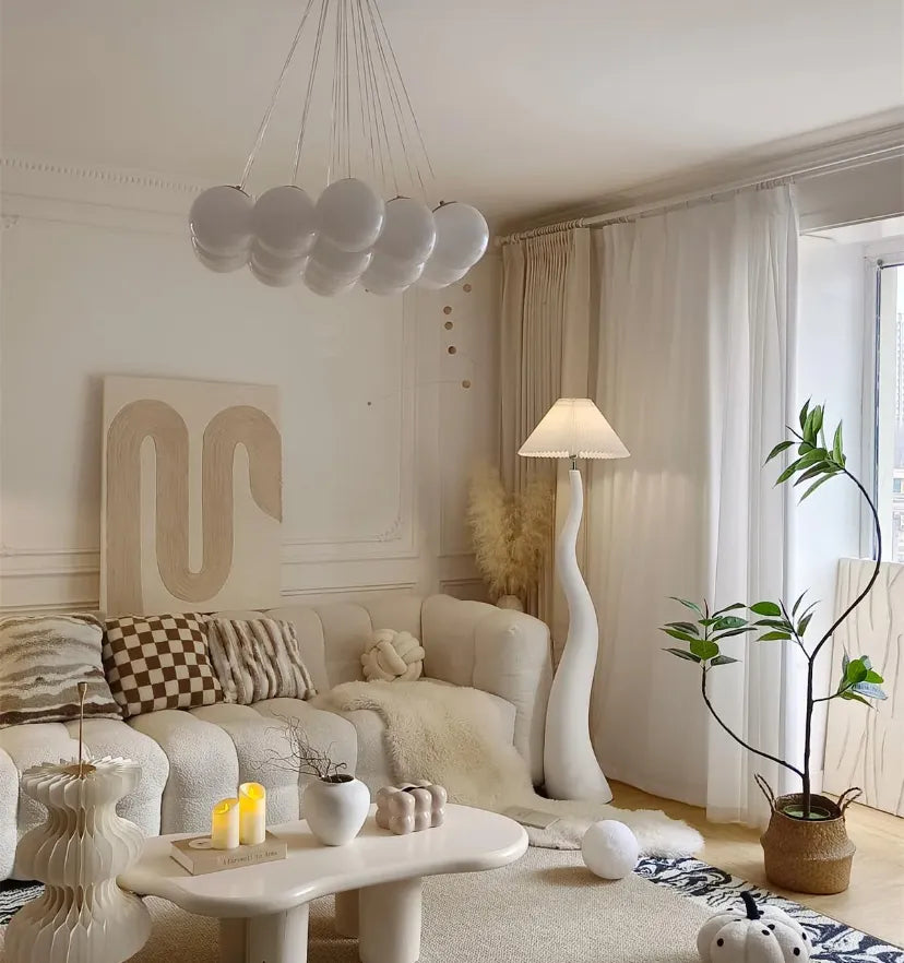 Twisted Pleated Floor Lamp - NexioPick