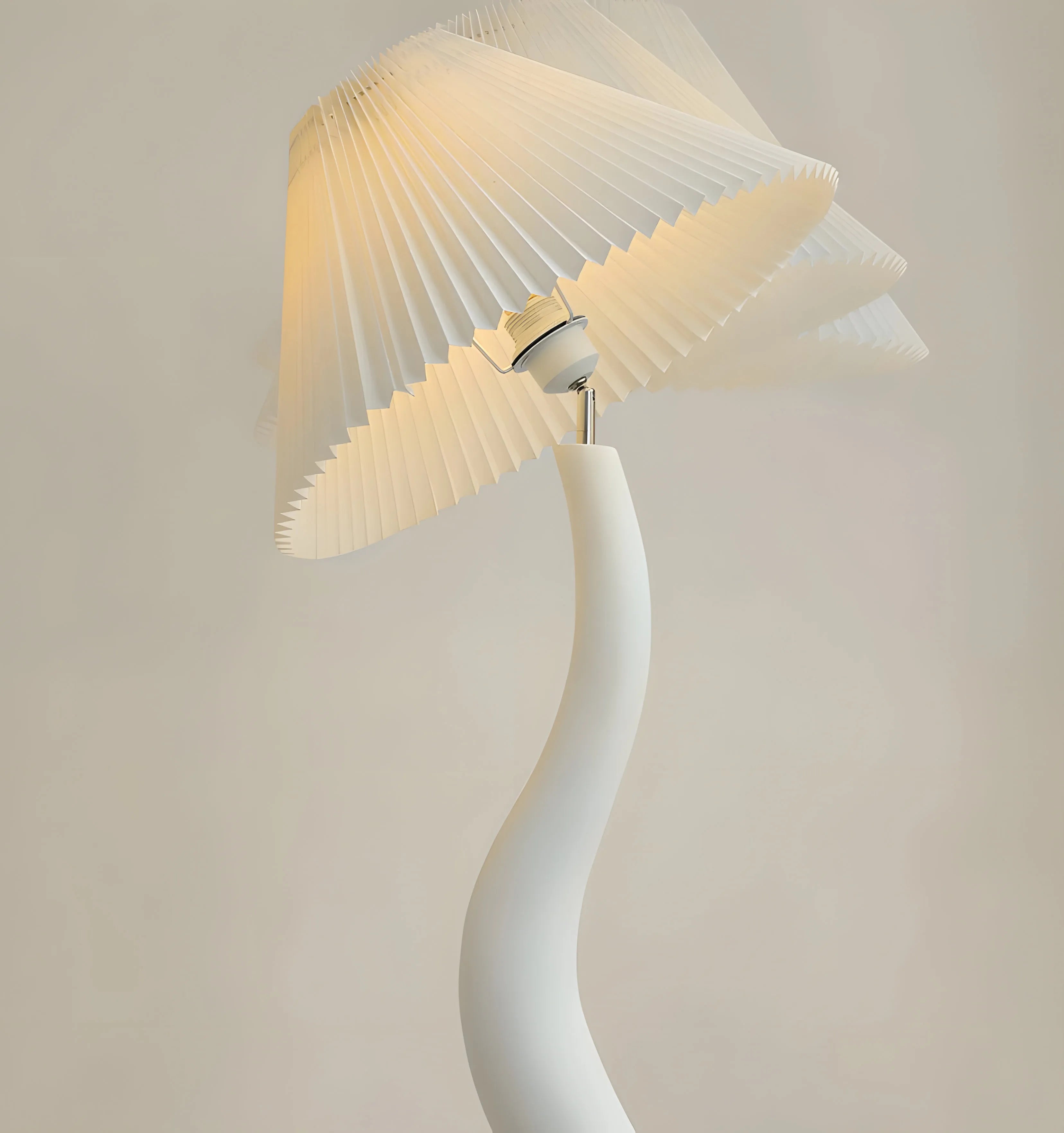 Twisted Pleated Floor Lamp - NexioPick