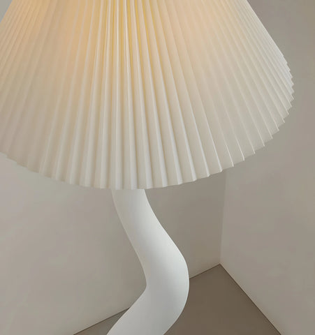 Twisted Pleated Floor Lamp - NexioPick