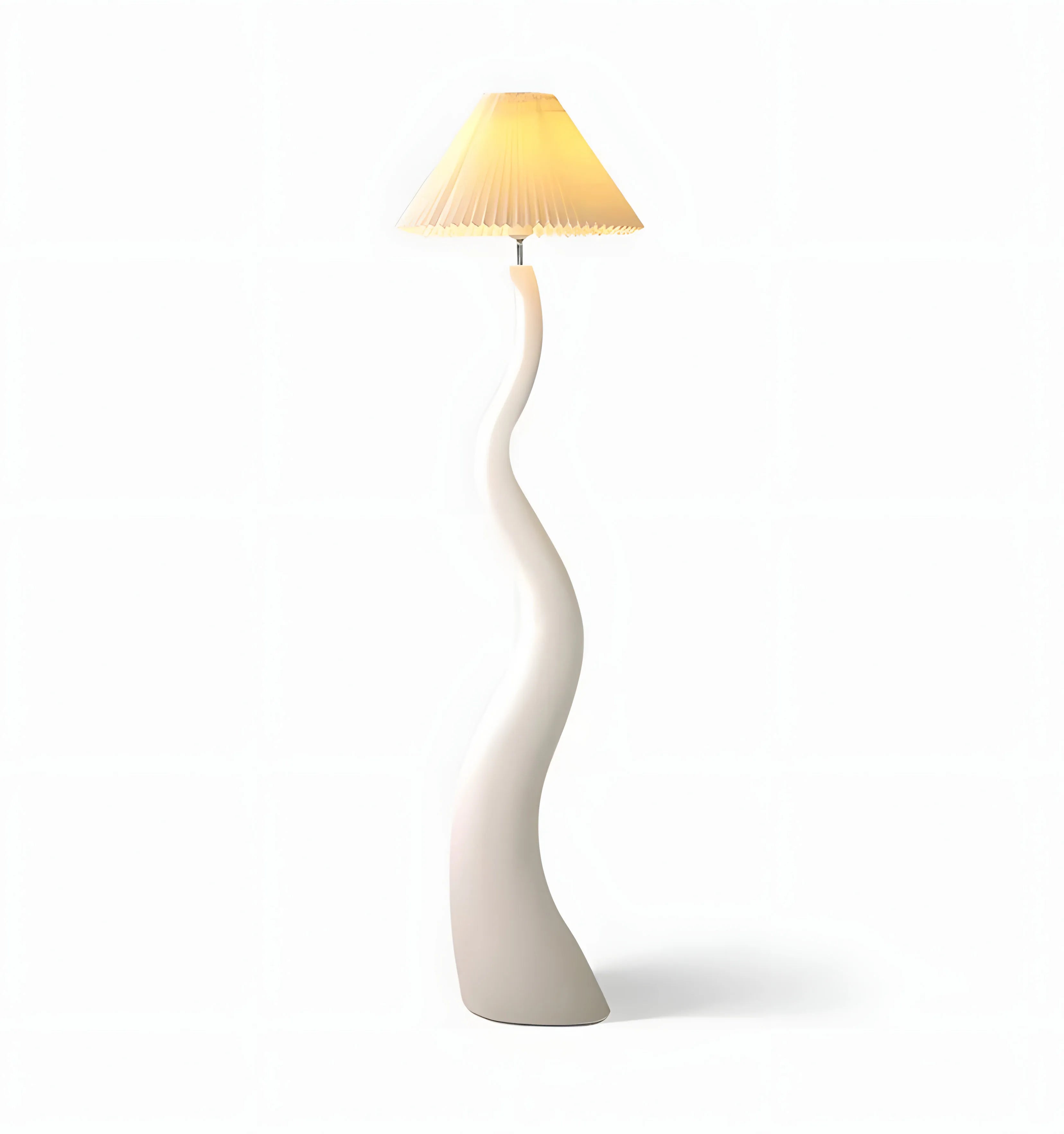 Twisted Pleated Floor Lamp - NexioPick