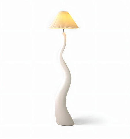 Twisted Pleated Floor Lamp - NexioPick