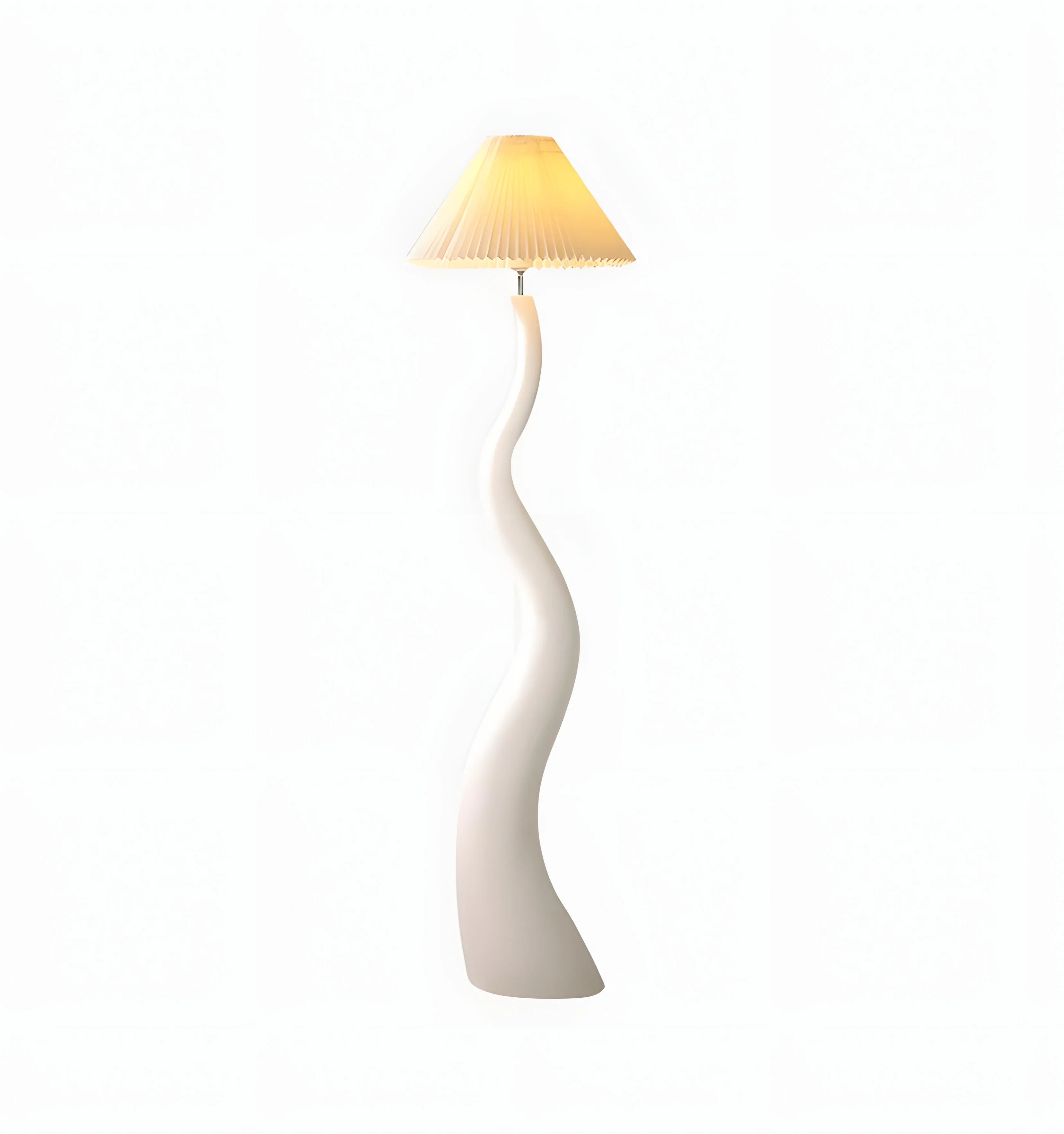 Twisted Pleated Floor Lamp - NexioPick