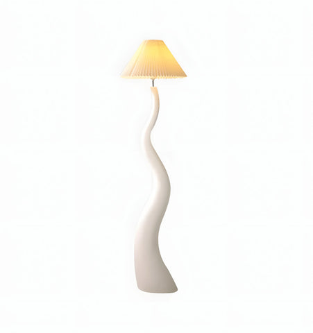 Twisted Pleated Floor Lamp - NexioPick