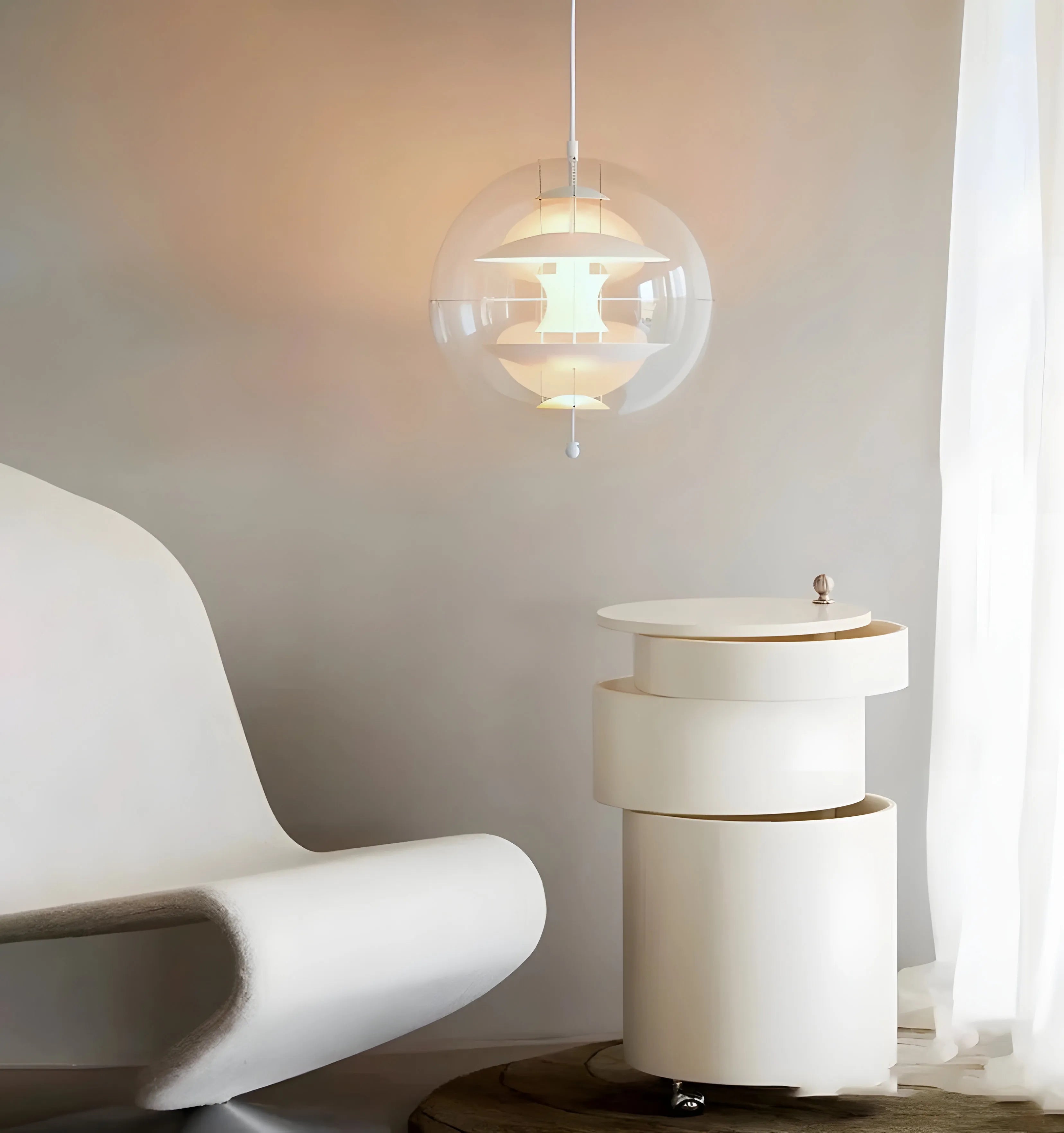 Round Sphere Pendant Lamp - NexioPick