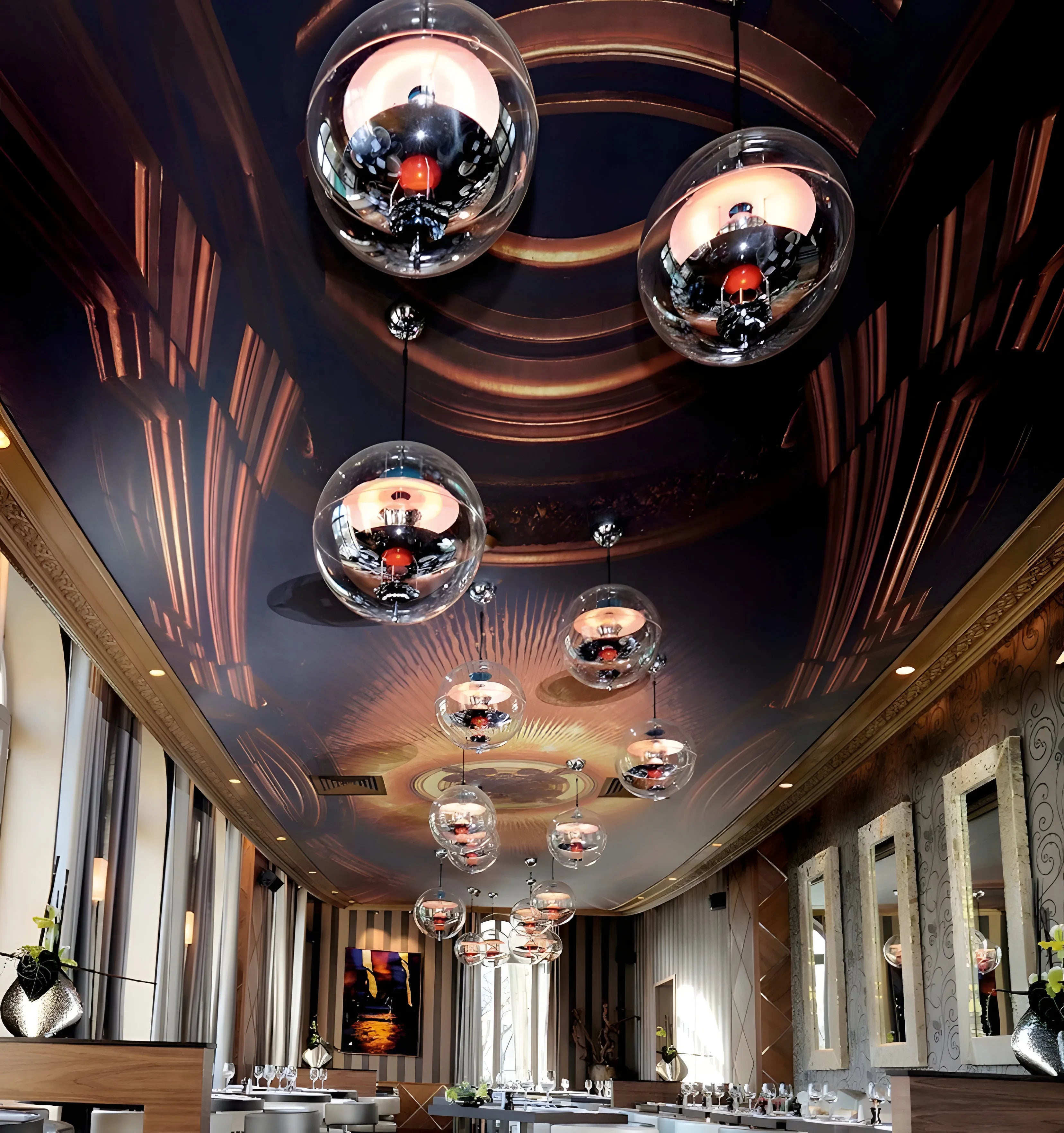 Round Sphere Pendant Lamp - NexioPick