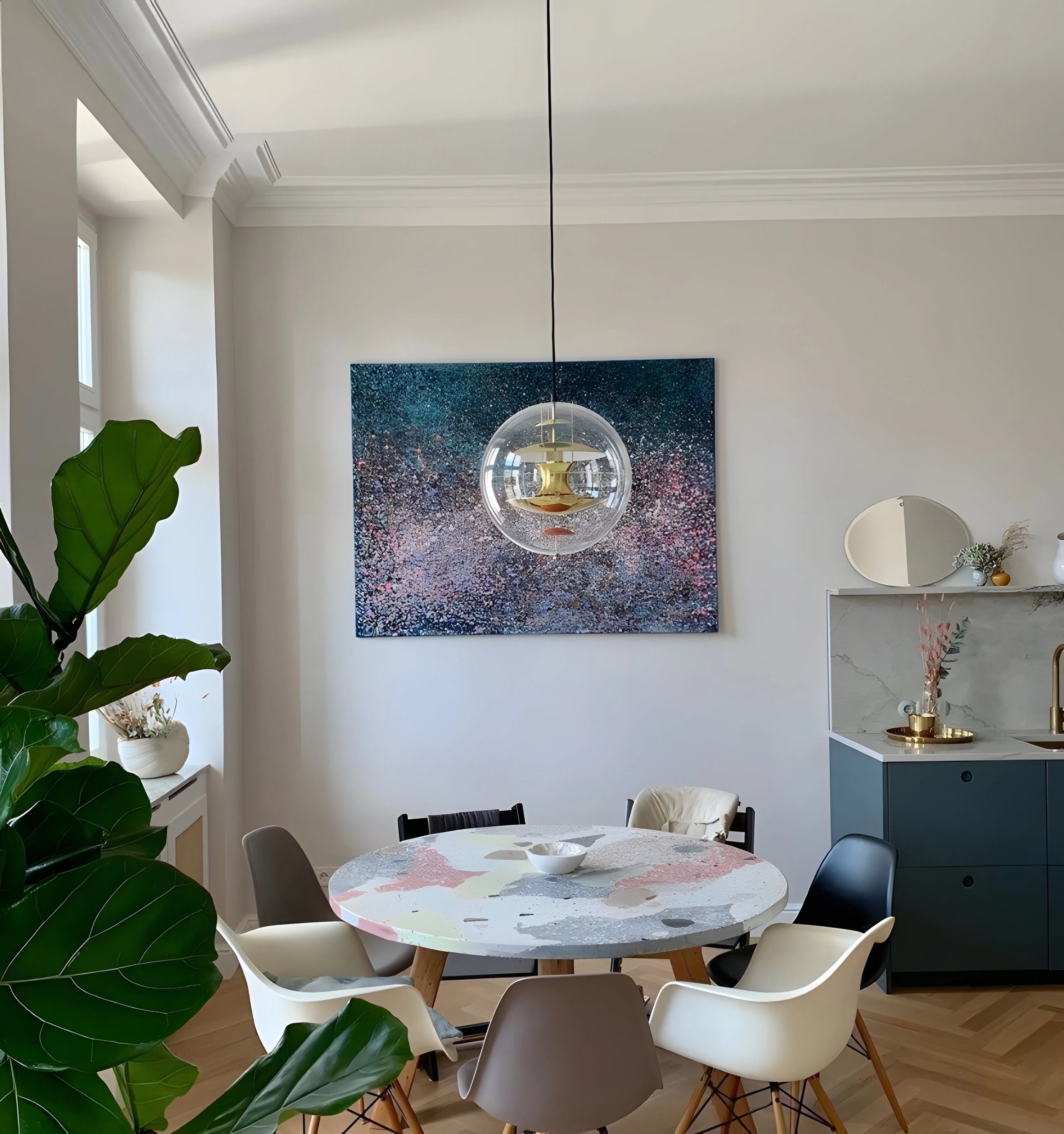 Round Sphere Pendant Lamp - NexioPick