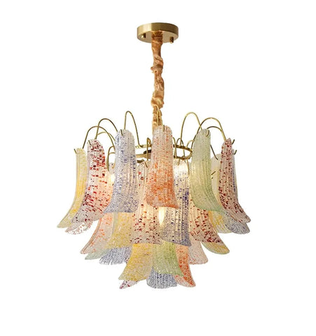 Venini Colorful Murano Glass Chandelier - NexioPick
