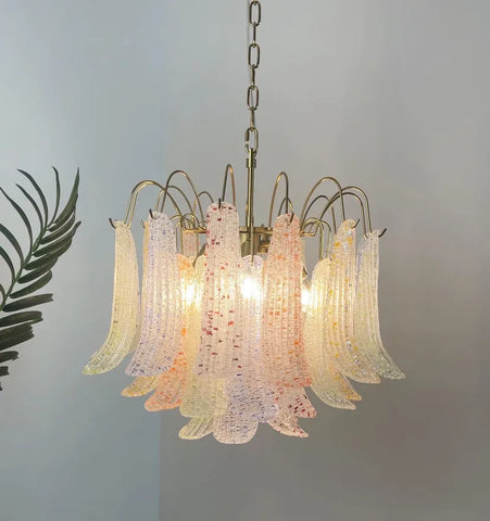 Venini Colorful Murano Glass Chandelier - NexioPick