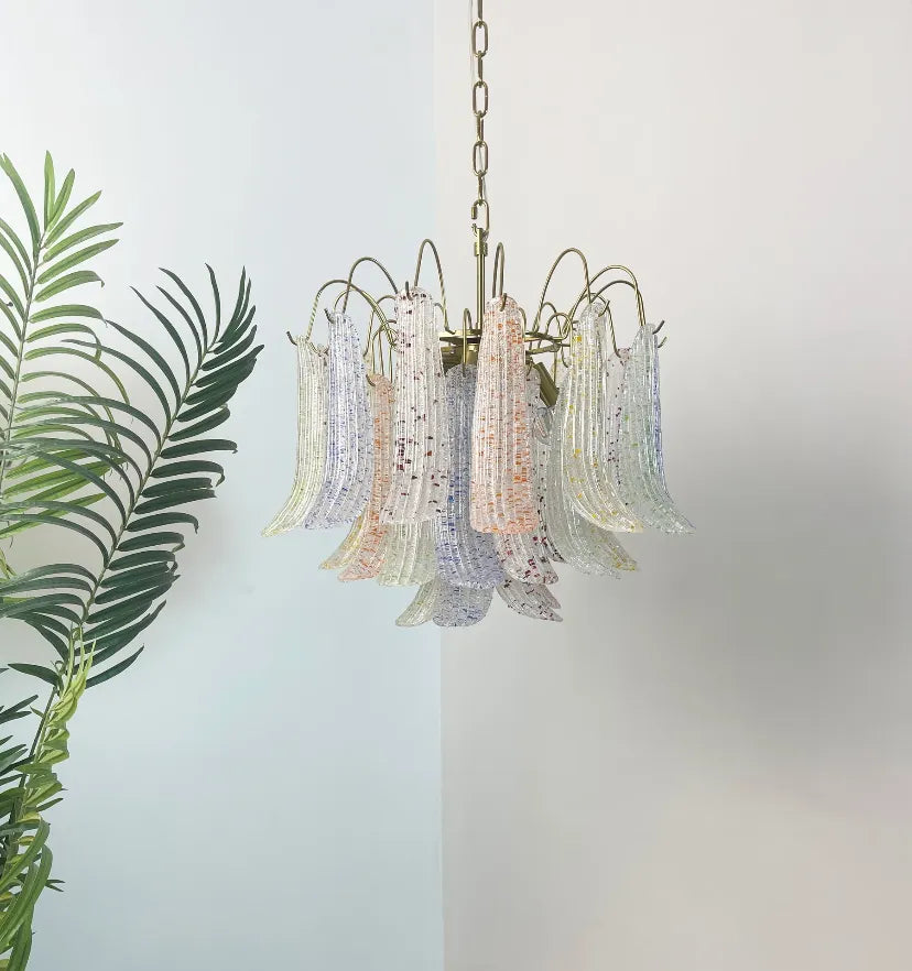 Venini Colorful Murano Glass Chandelier - NexioPick