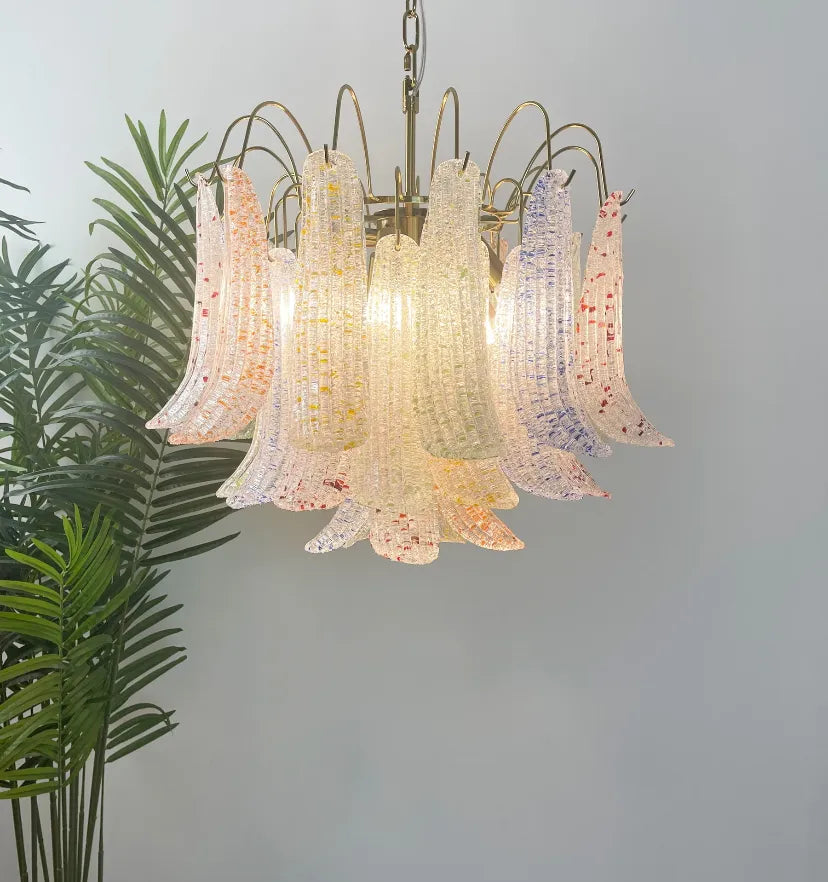 Venini Colorful Murano Glass Chandelier - NexioPick