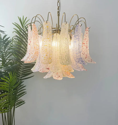 Venini Colorful Murano Glass Chandelier - NexioPick