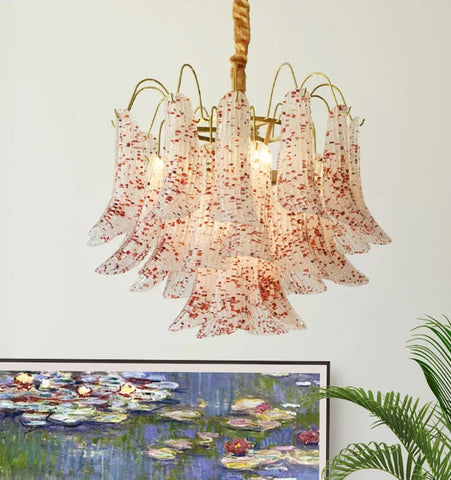 Venini Colorful Murano Glass Chandelier - NexioPick