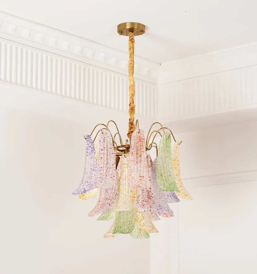 Venini Colorful Murano Glass Chandelier - NexioPick