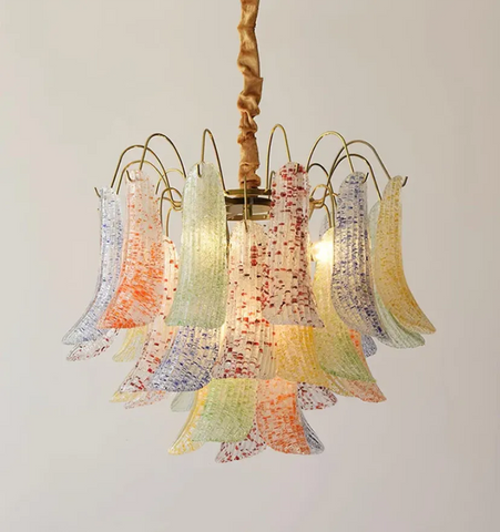 Venini Colorful Murano Glass Chandelier - NexioPick