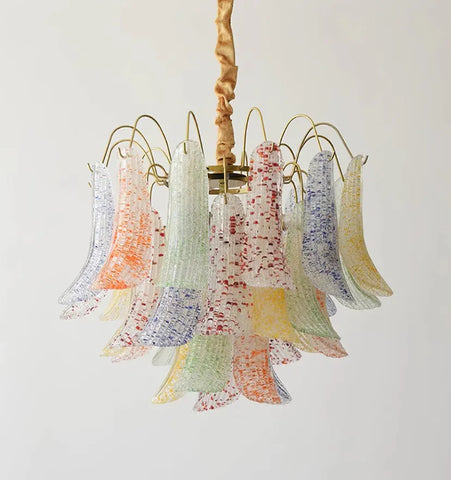 Venini Colorful Murano Glass Chandelier - NexioPick