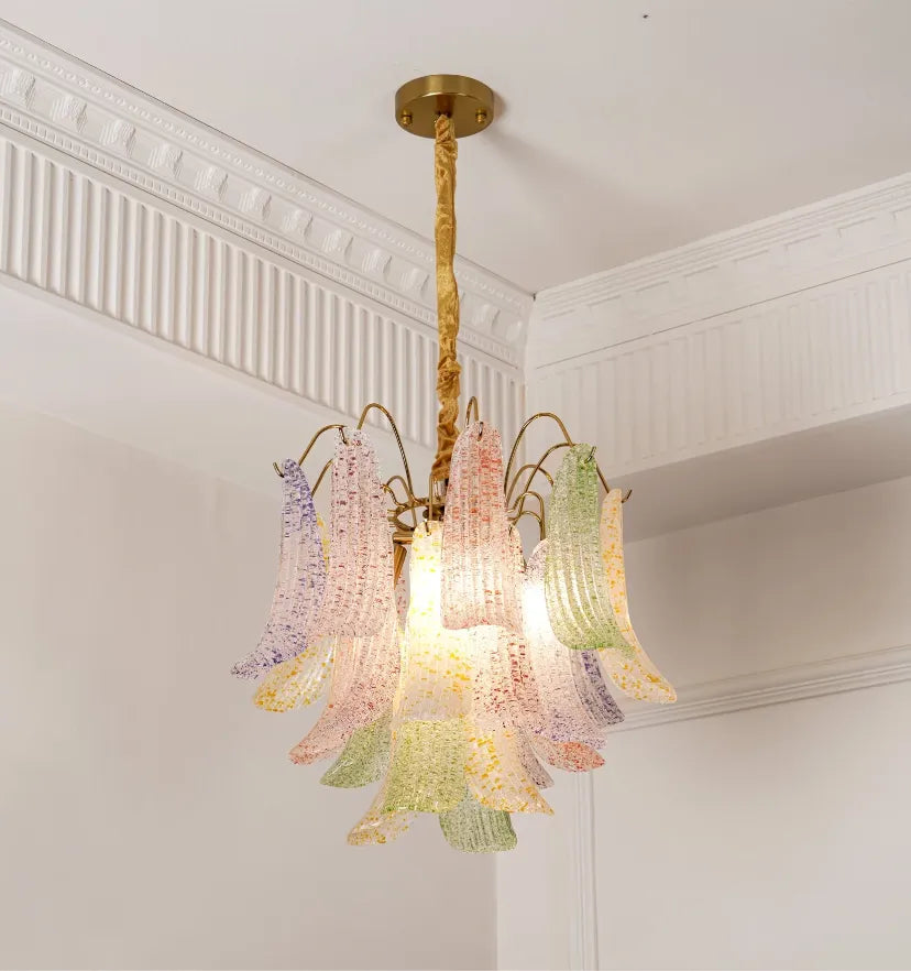 Venini Colorful Murano Glass Chandelier - NexioPick