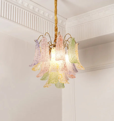 Venini Colorful Murano Glass Chandelier - NexioPick