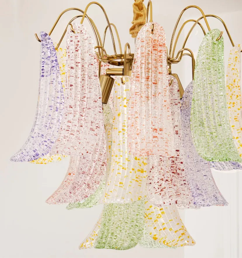 Venini Colorful Murano Glass Chandelier - NexioPick