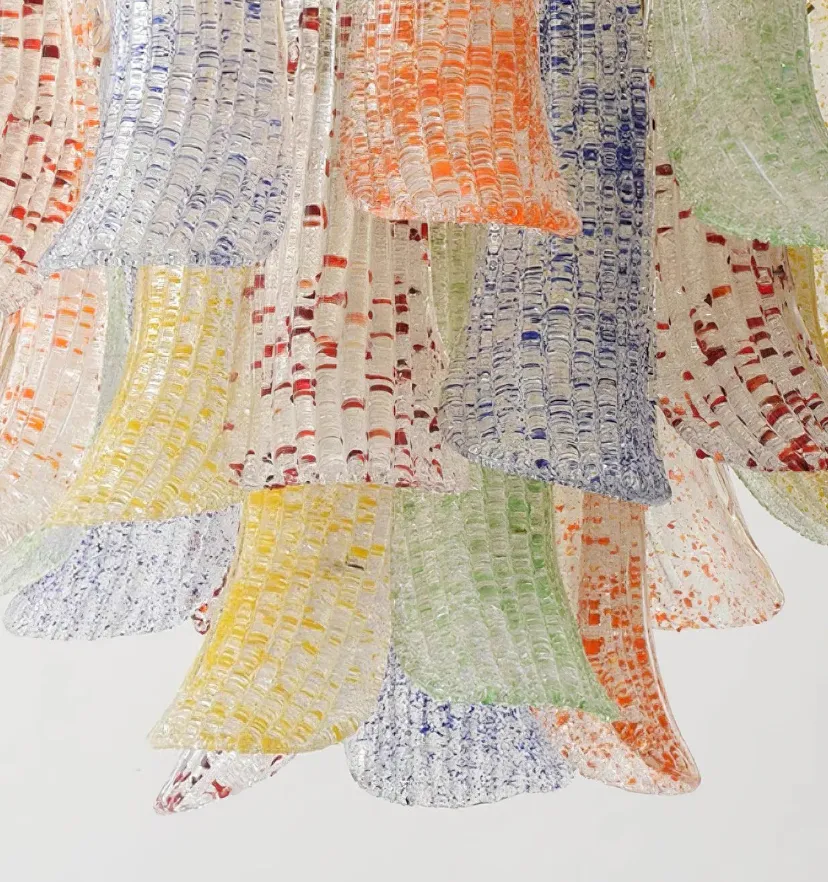 Venini Colorful Murano Glass Chandelier - NexioPick