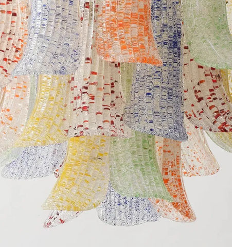 Venini Colorful Murano Glass Chandelier - NexioPick