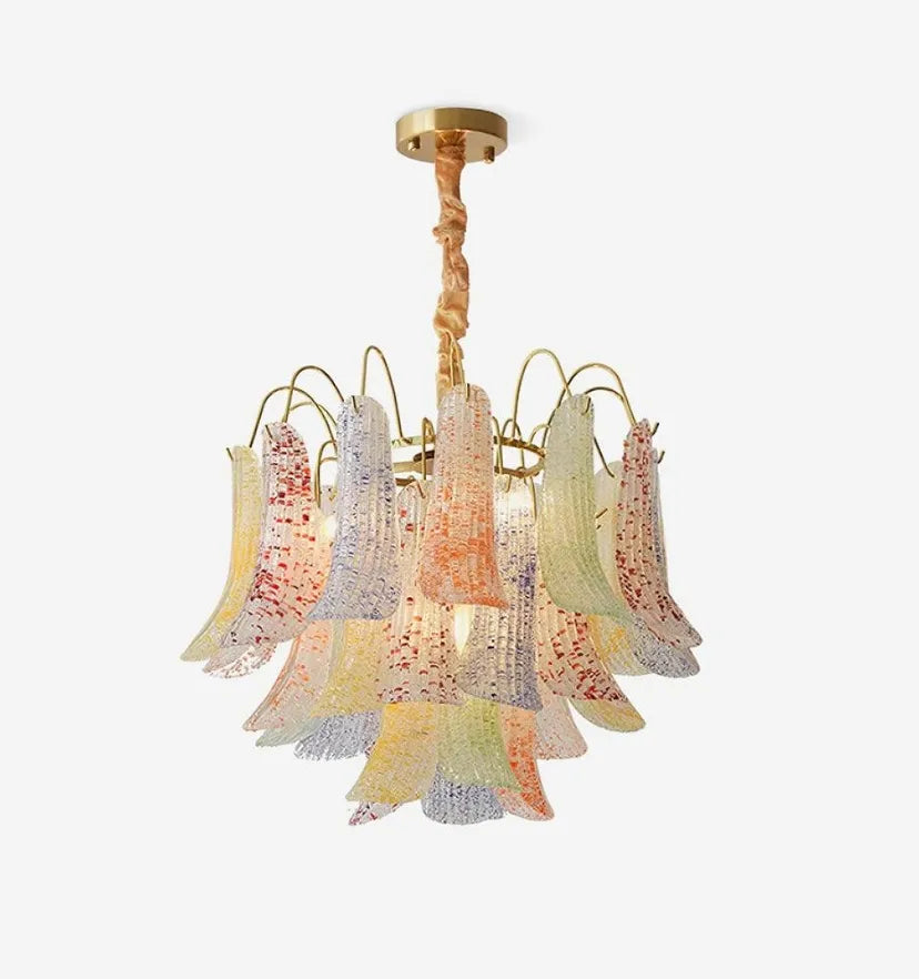Venini Colorful Murano Glass Chandelier - NexioPick