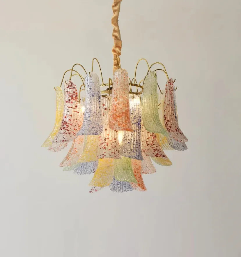 Venini Colorful Murano Glass Chandelier - NexioPick
