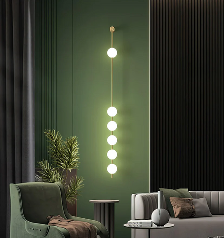 Vertical Balls Wall Lamp - NexioPick