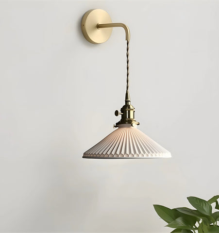 Ceramic Pleated Pendant - NexioPick