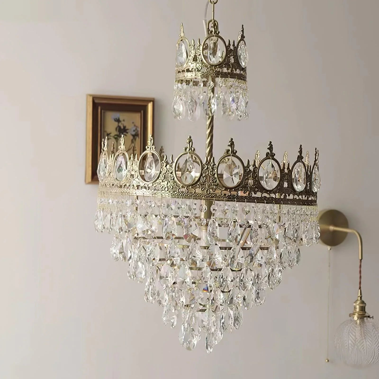 Vintage Crystal Chandelier - NexioPick