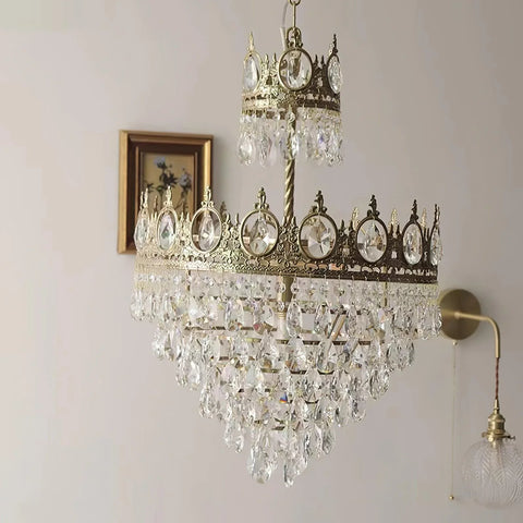 Vintage Crystal Chandelier - NexioPick