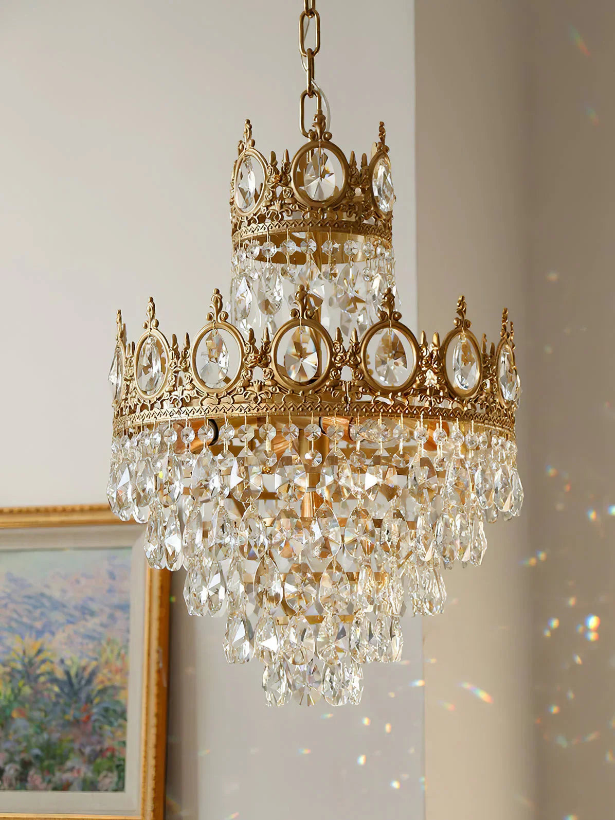 Vintage Crystal Chandelier - NexioPick