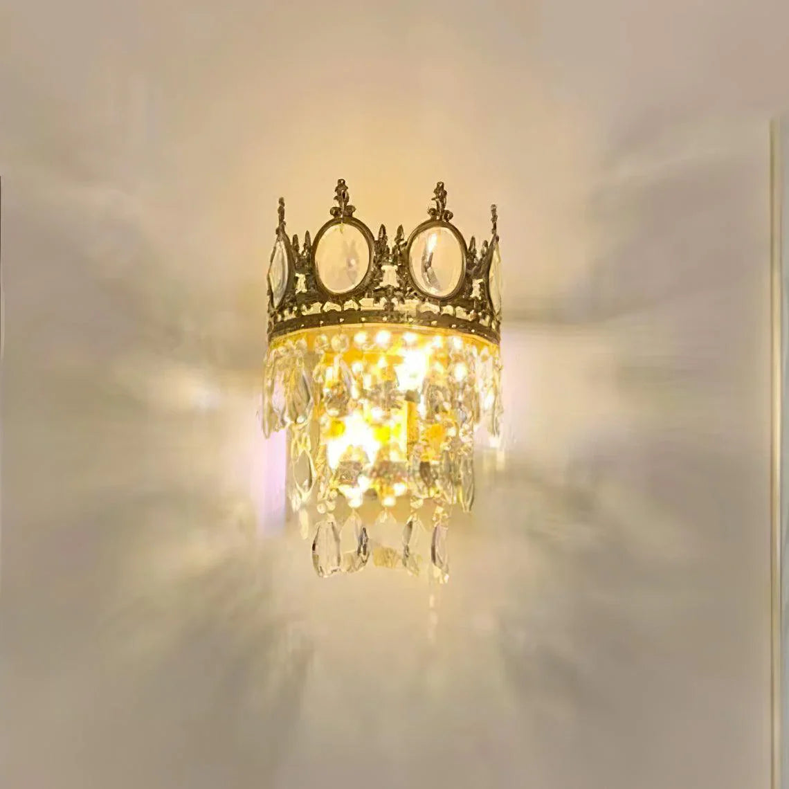 Vintage Crystal Wall Lamp - NexioPick