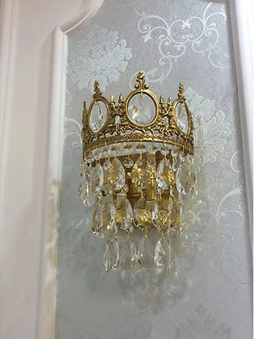 Vintage Crystal Wall Lamp - NexioPick