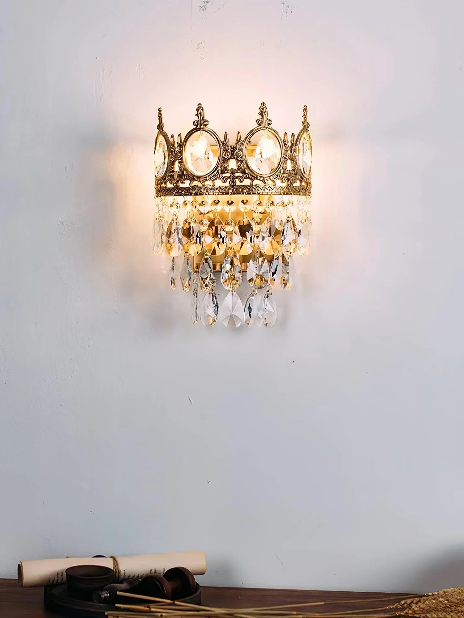 Vintage Crystal Wall Lamp - NexioPick