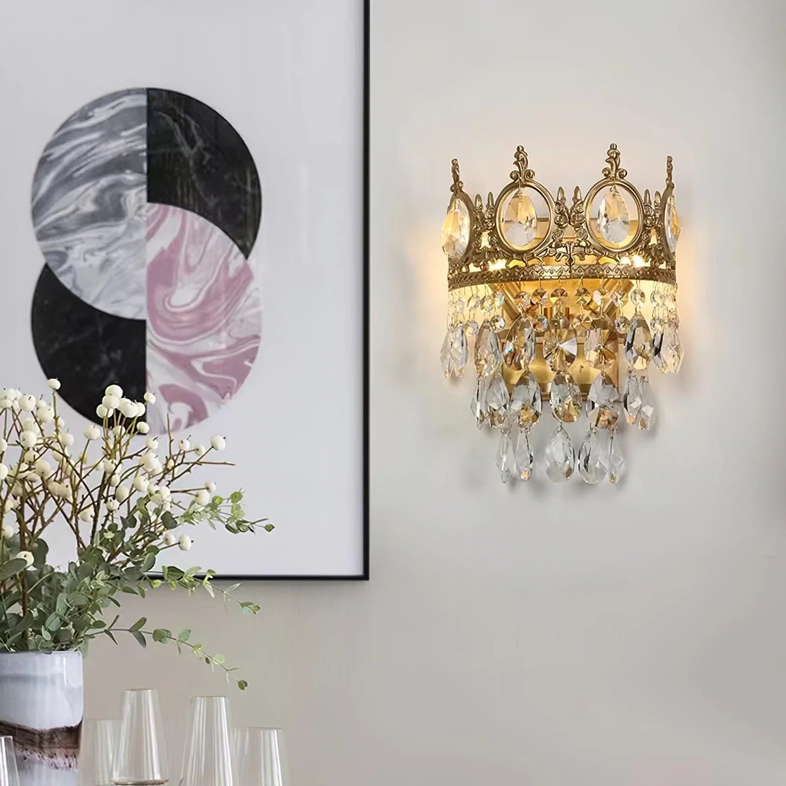 Vintage Crystal Wall Lamp - NexioPick