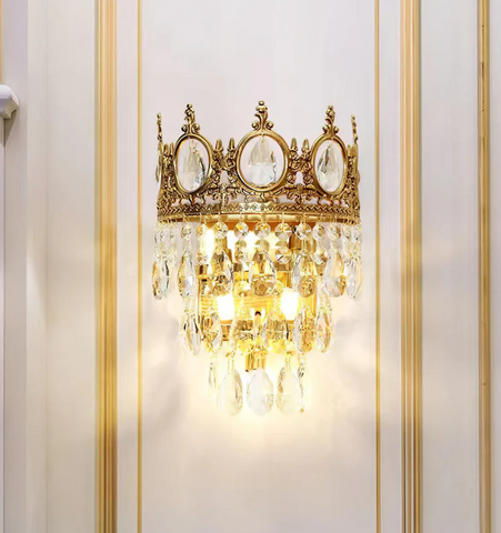 Vintage Crystal Wall Lamp - NexioPick