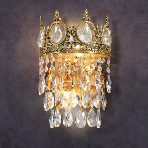 Vintage Crystal Wall Lamp - NexioPick