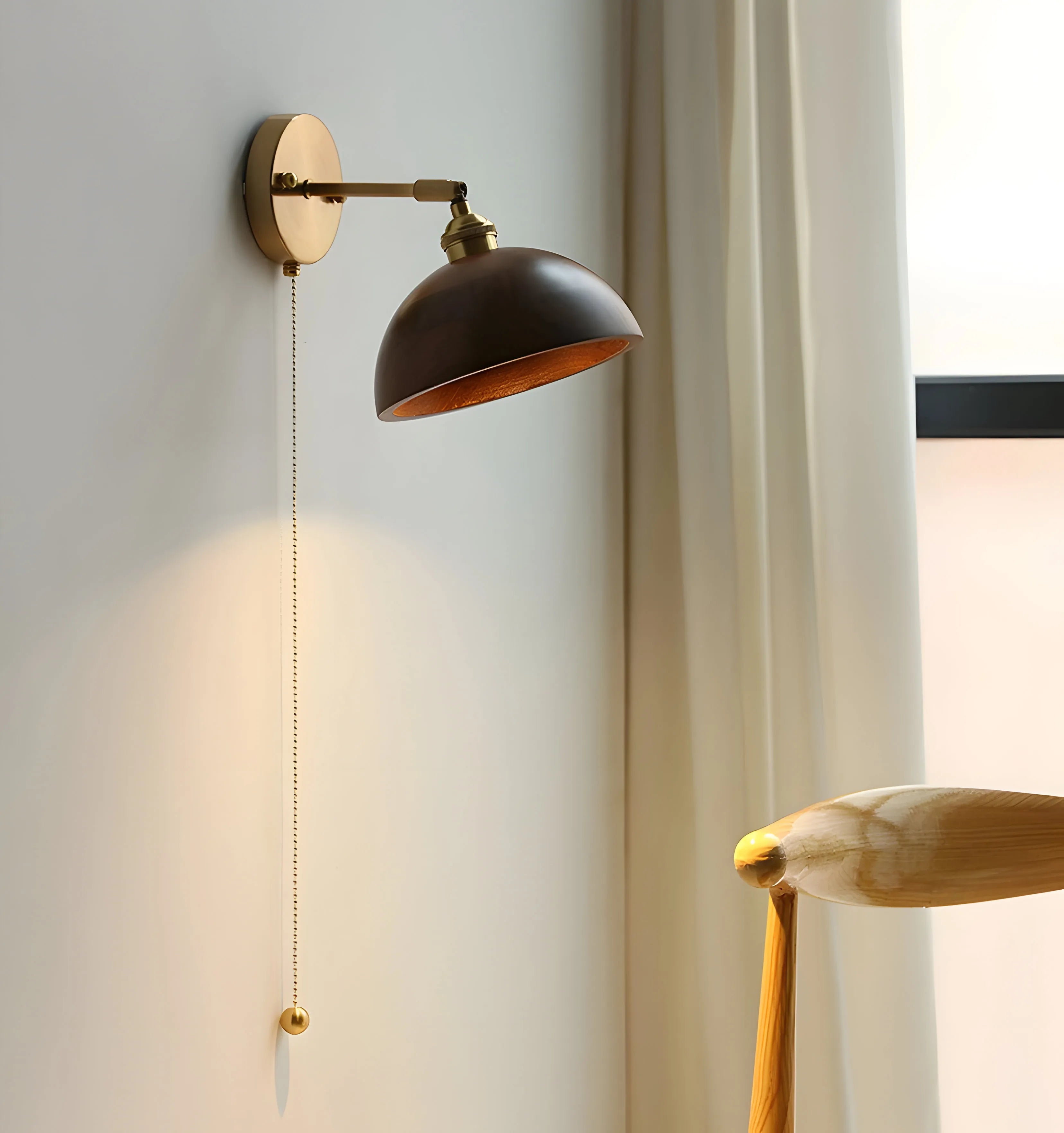 Vintage Wood Wall Lamp - NexioPick