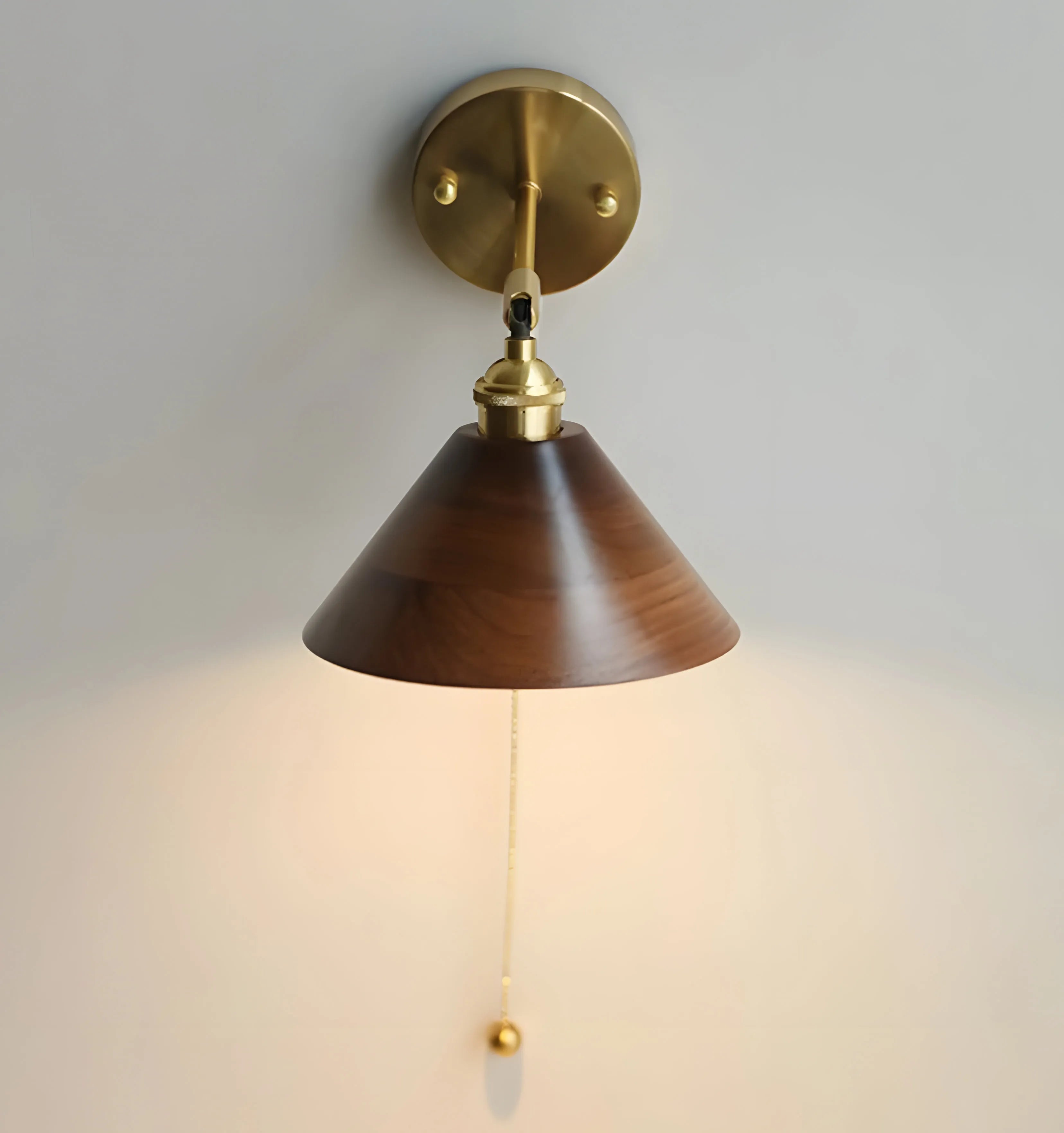 Vintage Wood Wall Lamp - NexioPick