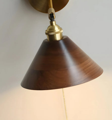Vintage Wood Wall Lamp - NexioPick