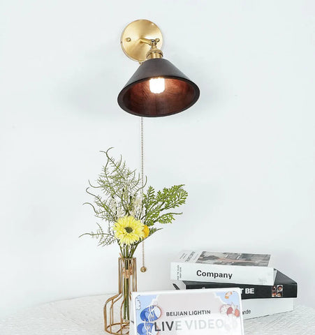 Vintage Wood Wall Lamp - NexioPick