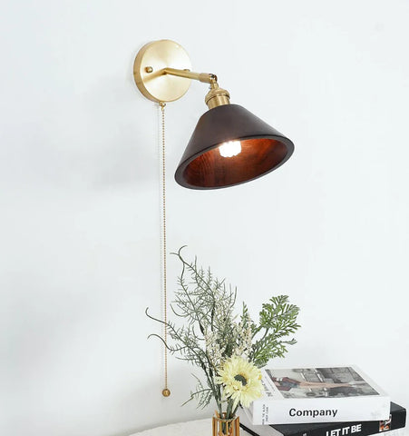 Vintage Wood Wall Lamp - NexioPick