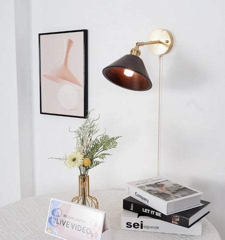 Vintage Wood Wall Lamp - NexioPick