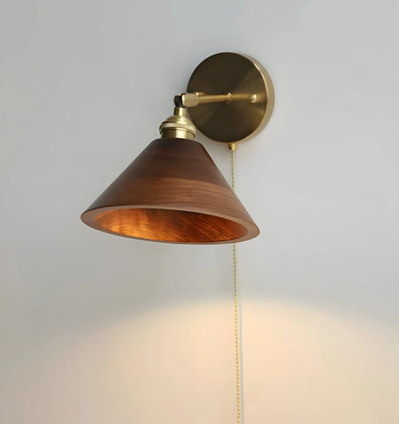 Vintage Wood Wall Lamp - NexioPick