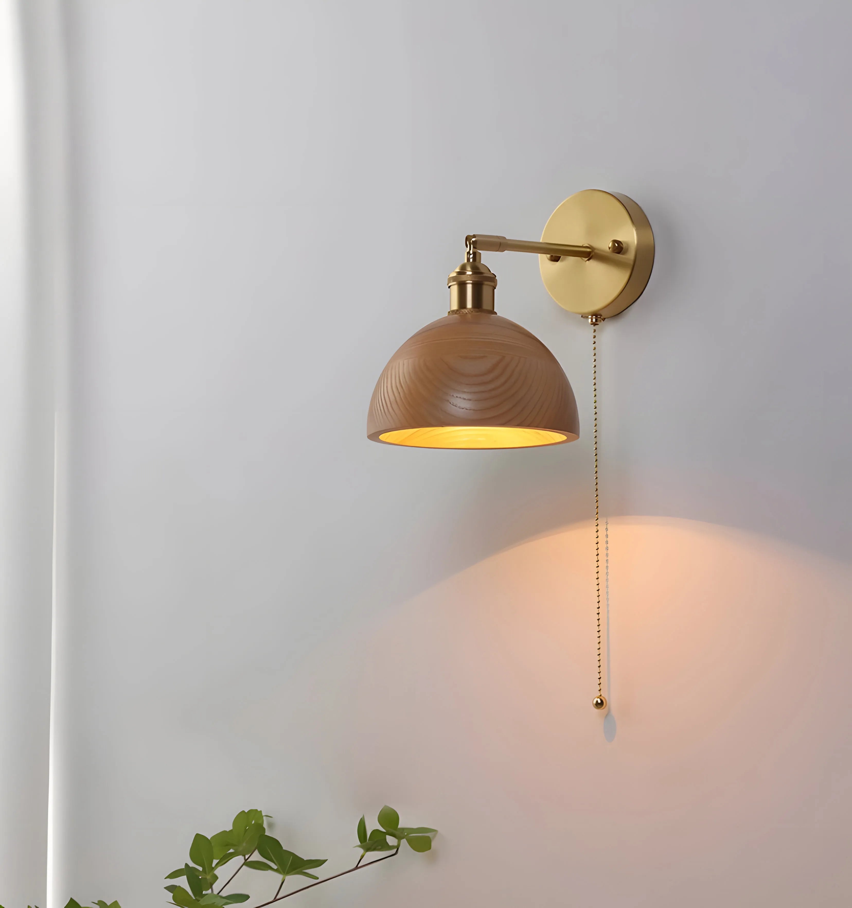 Vintage Wood Wall Lamp - NexioPick