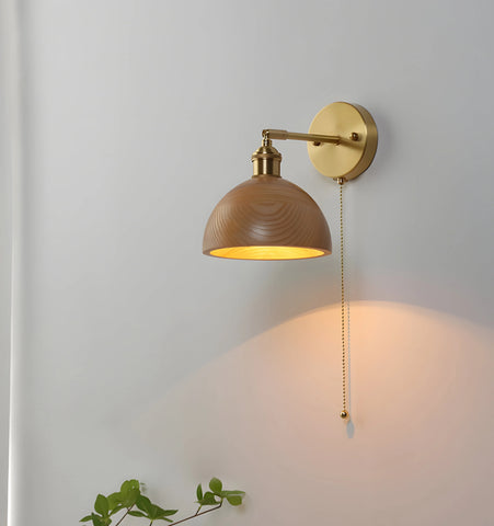 Vintage Wood Wall Lamp - NexioPick